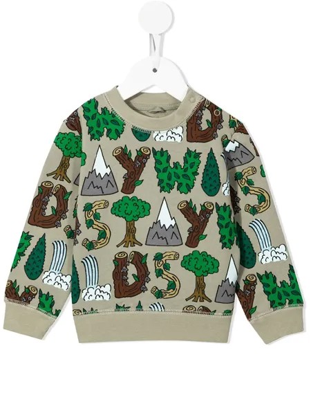 Stella McCartney Kids толстовка Stay Wild