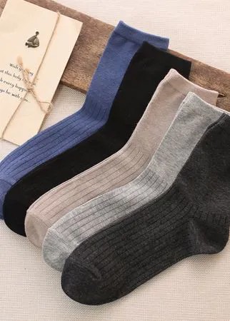 5 пар Мужские простые носки