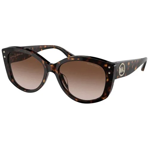Солнцезащитные очки MICHAEL KORS, овальные, для женщин, черепаховый