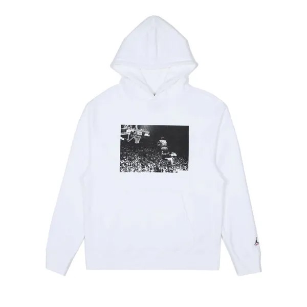 Толстовка Air Jordan x Union LA Flying High Hooded Sweatshirt 'White', белый