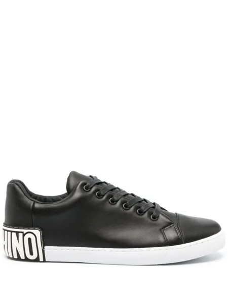 Moschino кроссовки Maxilogo, черный