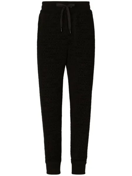 Dolce & Gabbana спортивные брюки с логотипом, черный