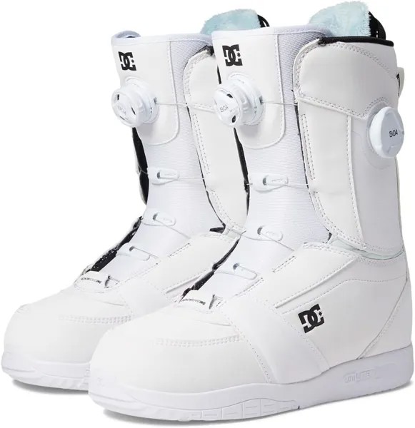 Ботинки Lotus Boa Snowboard Boots DC, цвет White/White/Black