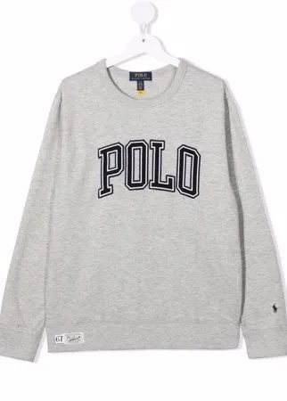 Ralph Lauren Kids толстовка с нашивкой-логотипом