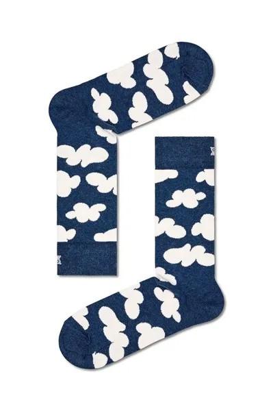 Носки Cloudy Sock Happy Socks, темно-синий