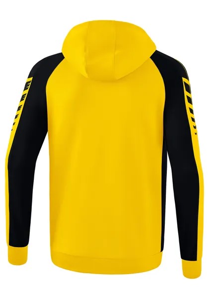Спортивная куртка erima Six Wings mit Kapuze, желтый