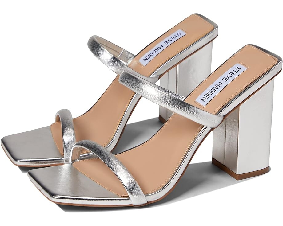 Туфли Steve Madden Blake Sandal, серебряный