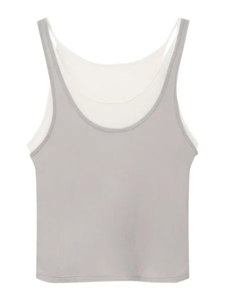 Топ Pull&Bear, серый