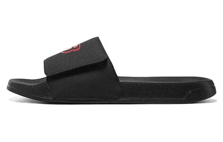 Шлепанцы мужские черные/красные Skechers