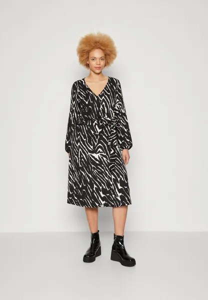 Платье из джерси Carjola Wrap Dress ONLY Carmakoma, черный
