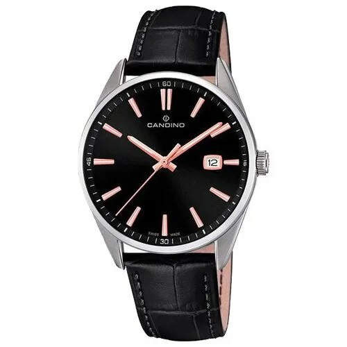 Наручные часы CANDINO Classic, черный, серебряный