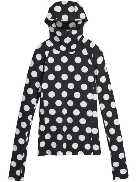 Marc Jacobs худи в горох, черный