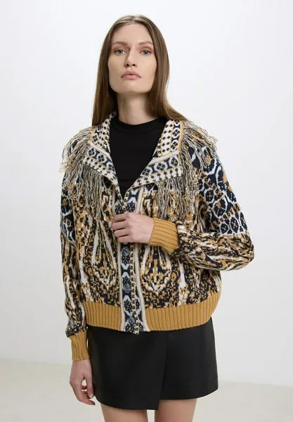 Кардиган Collo Con Frange Calliope, цвет variante