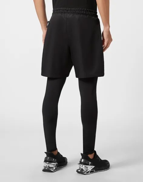 Брюки для бега Plein Sport, черный