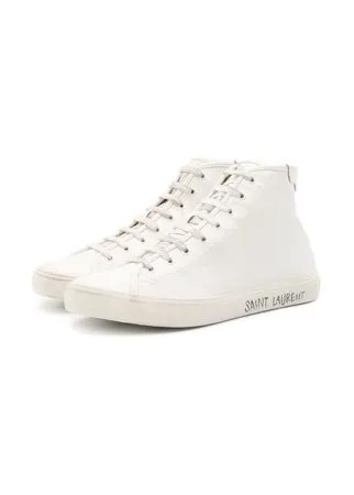 Кожаные кеды Malibu Saint Laurent