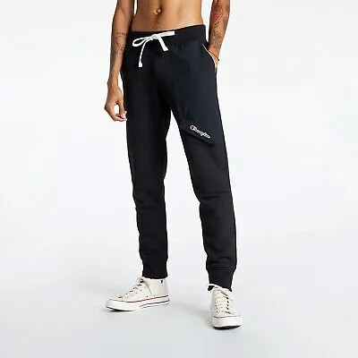 Спортивные штаны Champion Rib Cuff Pants Мужская черная спортивная одежда Спортивные штаны Низ