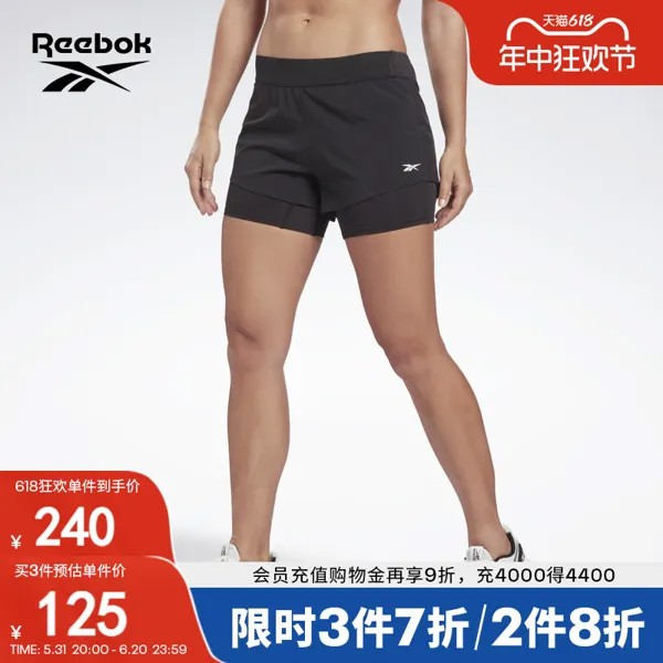 Шорты женские Reebok классические, черный