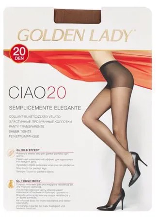 Колготки Golden Lady Ciao 20 den, размер 2-S, daino (бежевый)