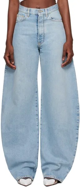 ALA?A Синие круглые джинсы ALAÏA