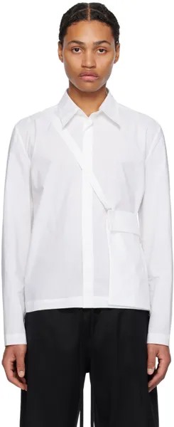 Белая рубашка со съемным чехлом Mm6 Maison Margiela