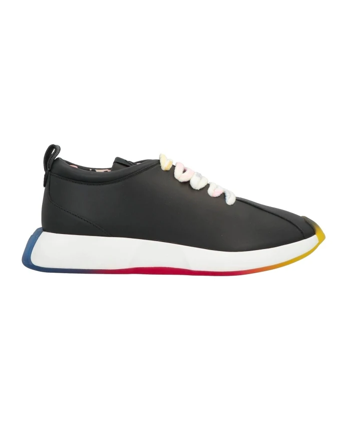 Кожаные кроссовки Giuseppe Zanotti, черный
