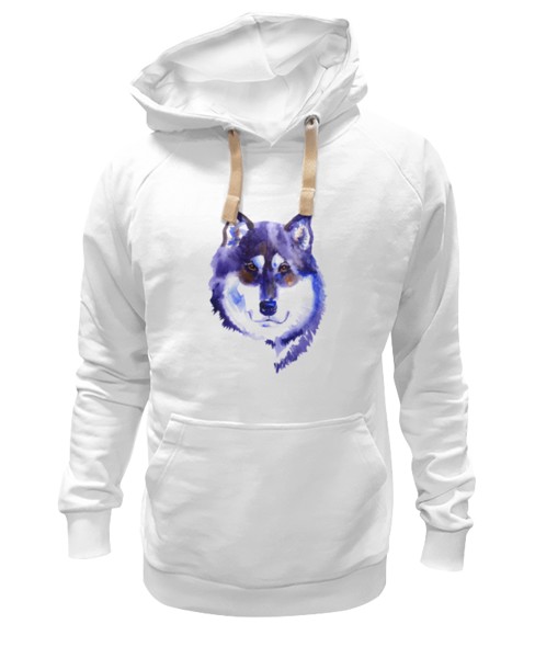 Худи Printio хищник белое 2XL