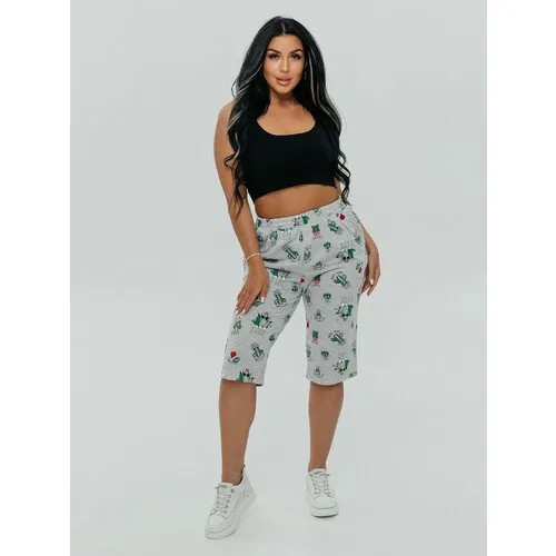 Бриджи LOVETEX.STORE Одежда для женщин, размер 58, серый