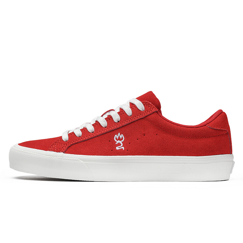 Кроссовки GOLUCK Big Dipper Skateboarding Shoes Unisex Low-top White, красный