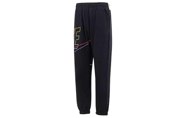 Мужские трикотажные спортивные штаны Nike, цвет Black