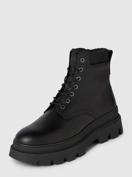 Ботинки на шнуровке с лейблом, модель «ИСАК» Marc O'Polo, черный