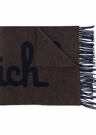 Woolrich шарф с логотипом