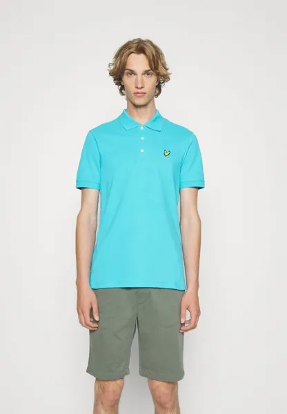 Рубашка-поло PLAIN Lyle & Scott, синий ожог