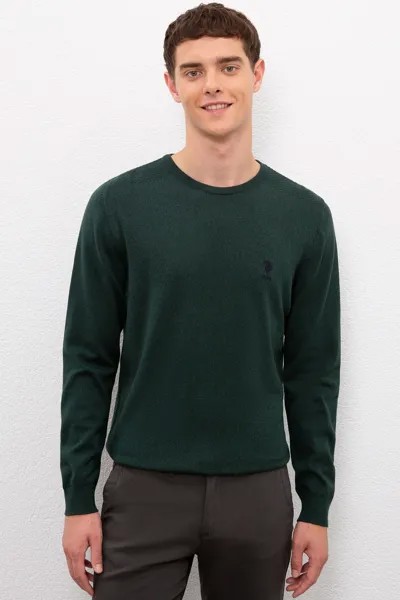 Джемпер мужской U.S. POLO Assn. G081SZ0TK0TD01-BSK20 зеленый XL