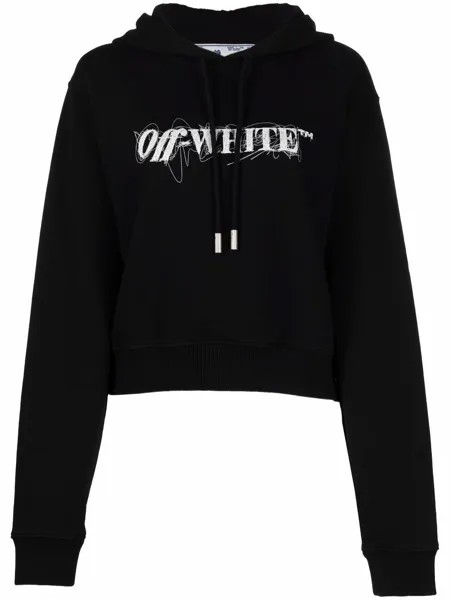 Off-White худи с логотипом