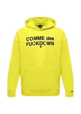 Хлопковое худи Comme des Fuckdown