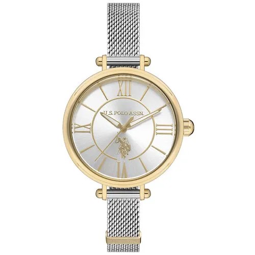 Наручные часы U.S. POLO ASSN. USPA2034-04, золотой, серебряный