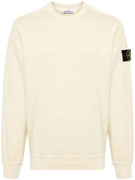 Stone Island толстовка с нашивкой Compass, нейтральный цвет