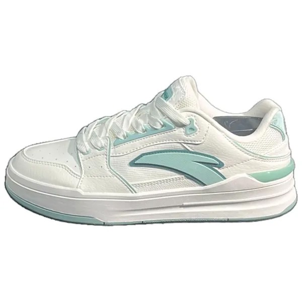 Кроссовки ANTA Street Naughty Skateboarding Shoes Men Low-top White/Green, зеленый