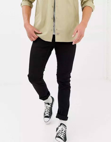 Черные узкие эластичные джинсы Only & Sons