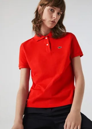 Женское поло Lacoste Classic Fit из дыщащего мягкого хлопка Peqie