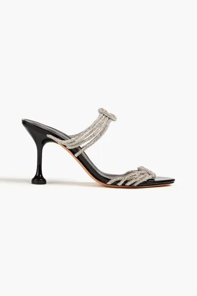 Босоножки Vicky из кожи с кристаллами Alexandre Birman, серебро
