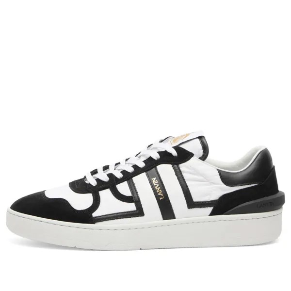 Кроссовки Lanvin Nylon Clay Low Top Sneaker, цвет Optic White & Black