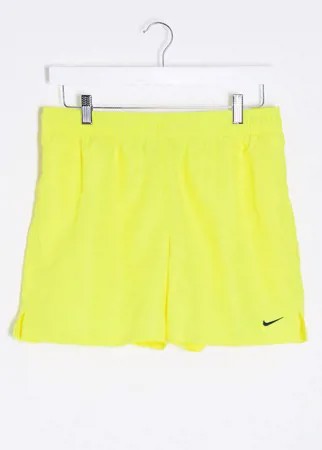 Желтые волейбольные шорты Nike Swimming, 5 дюймов-Желтый