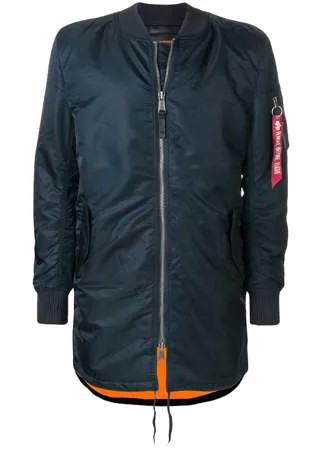 Alpha Industries удлиненная куртка-бомбер