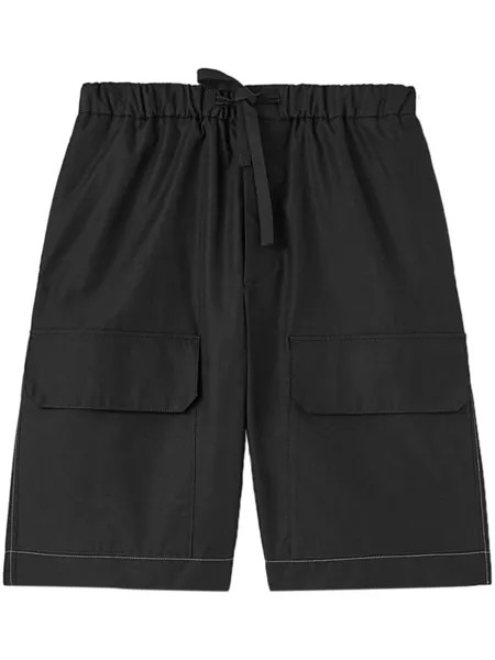 Jil Sander шорты-бермуды длиной до колена, черный
