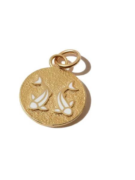 Foundrae подвеска Pisces из желтого золота