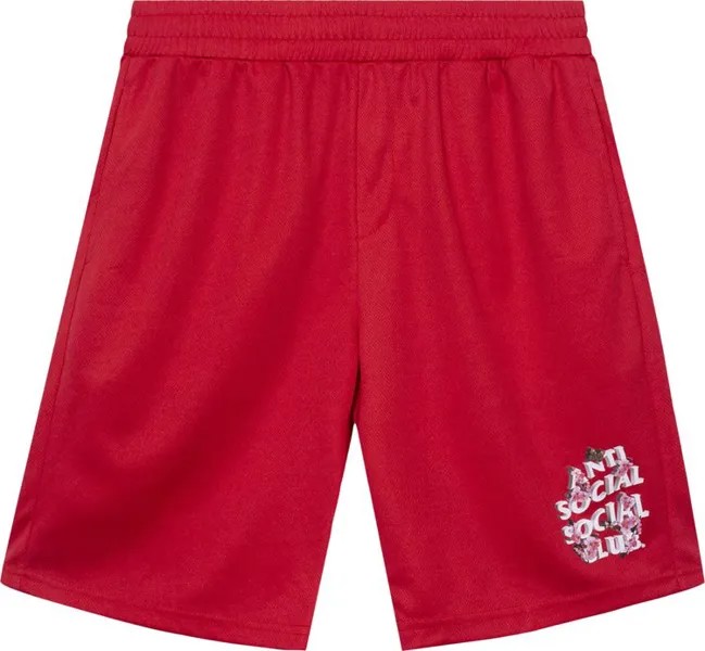 Шорты Anti Social Social Club Drama Club Mesh Shorts 'Red', красный