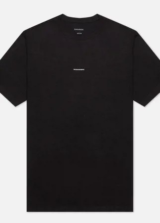 Мужская футболка maharishi Maharishi Hemp Miltype Print, цвет чёрный, размер XXL