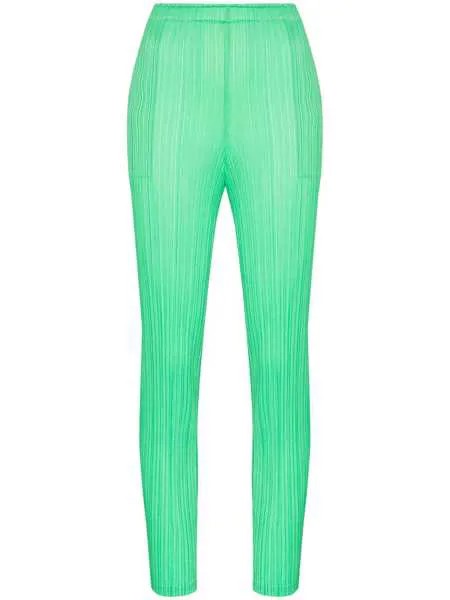 Pleats Please Issey Miyake брюки September с завышенной талией
