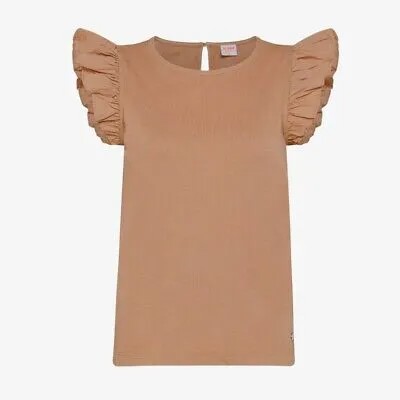 Женская футболка Sun68 Turtle Dove Color T33210 Top Mix Fabric T-Shirt Sun 68 E2023